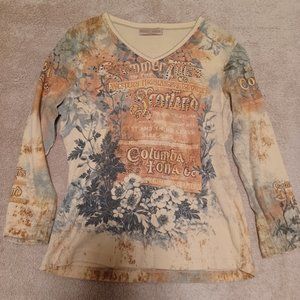 SOLD - vintage Skinny Minnie shirt, women/junior M
